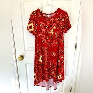 LuLaRoe Carly dress. Size Small